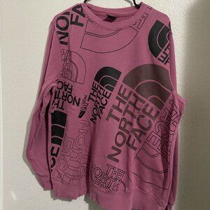 THE NORTH FACE - Red Graphic Sweatshirt